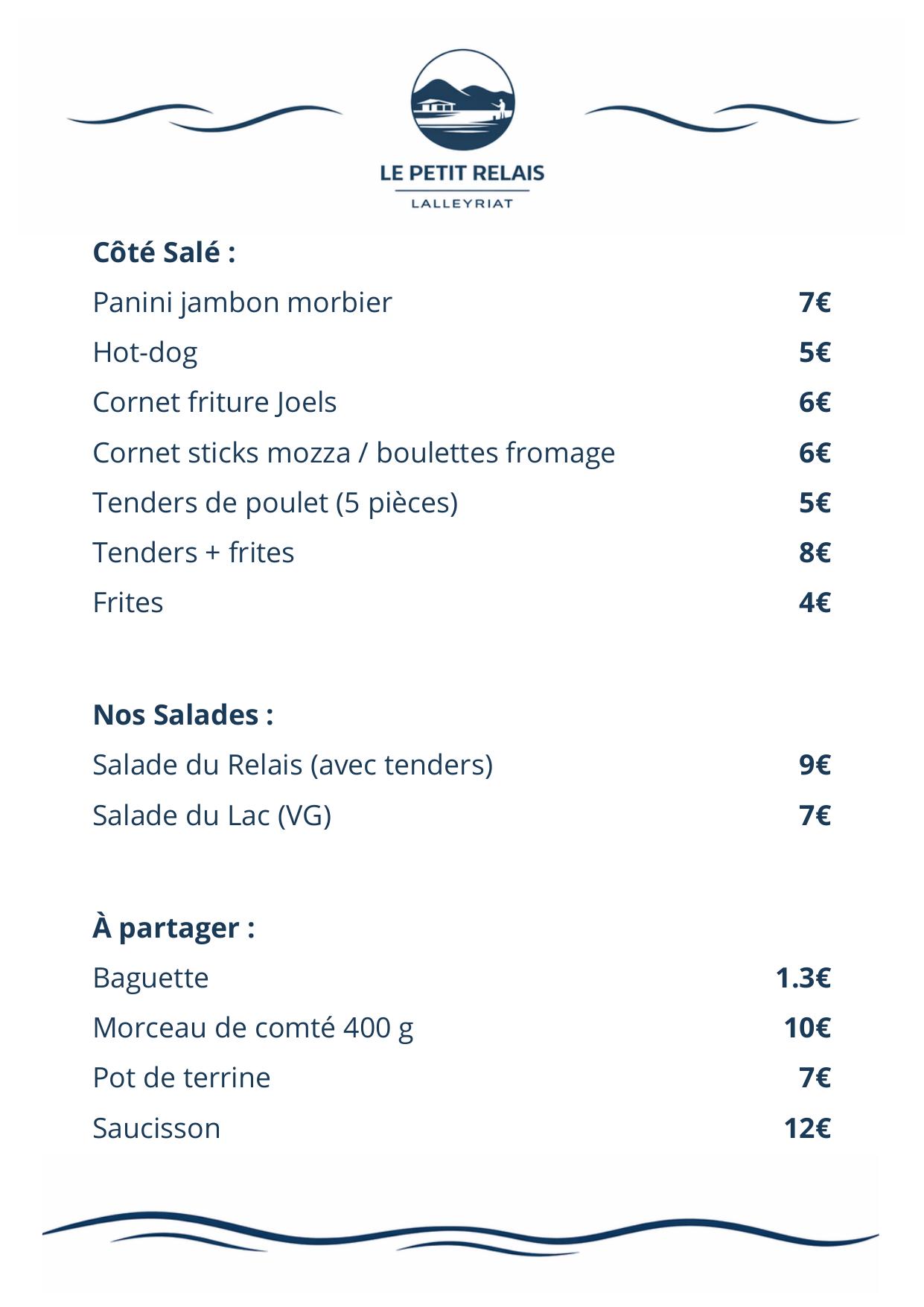 Carte salée et sucrée – page 1